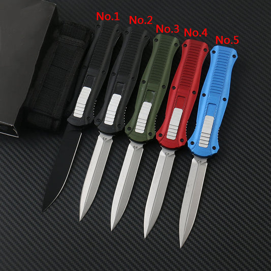 BM 3300 Tactical Knife EDC Self-Defense Tool with Aluminum Grip and D2 Blade