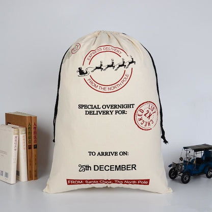 Sustainable Organic Cotton Bag with Drawstring for Eco Protection