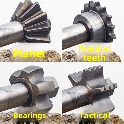Rugged Bone Hammer Baton with Spikes for Maximum Impact