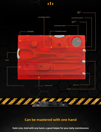 Compact Multi-Tool Card PocketQuest Edition