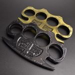 BroadGuard Metal Brass Knuckle Duster and Fist Buckle for Enhanced Protection