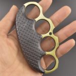 Brass Knuckles Duster Blom Style EDC Self-Defense Tool - Image 3