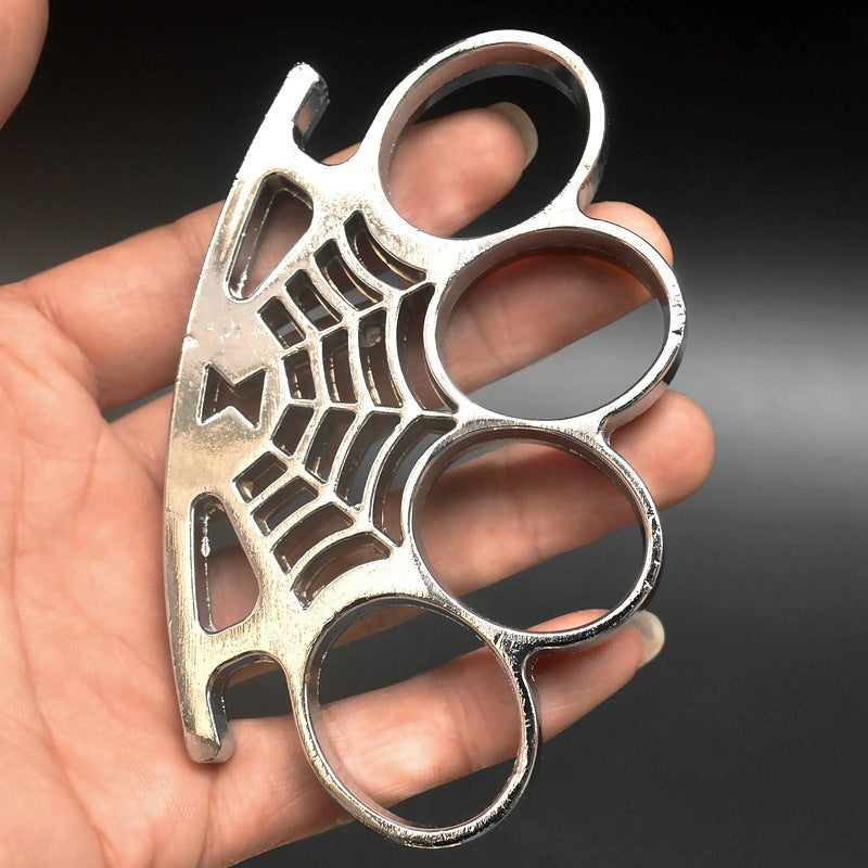 Brass Knuckle Duster EDC Tool for Boxing Defense and Window Breaking - Image 3