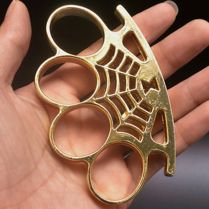 Brass Knuckle Duster EDC Tool for Boxing Defense and Window Breaking - Image 4