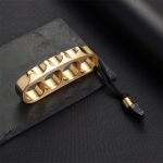 Brass Knuckle Duster Large Solid Pea Design for Self-Defense Protection - Image 3